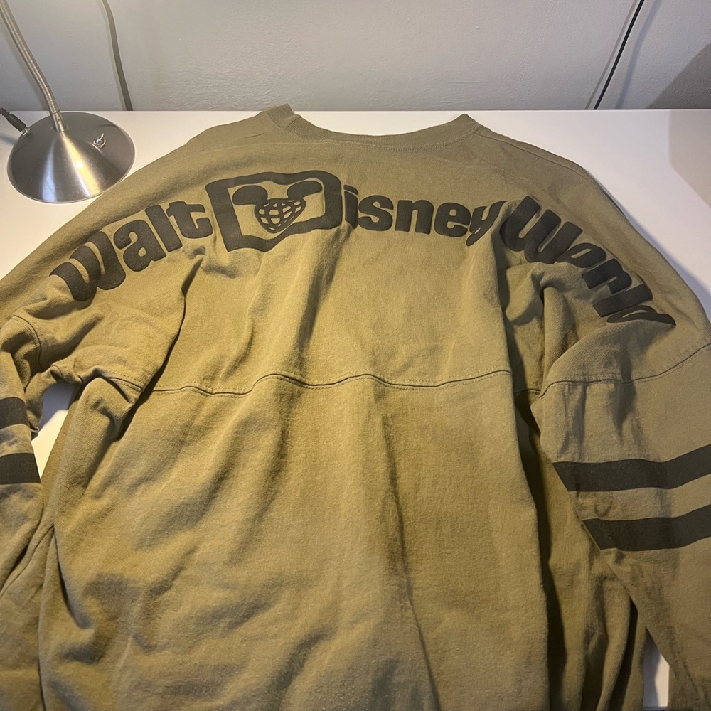 Walt Disney World Olive Green Spirt Jersey